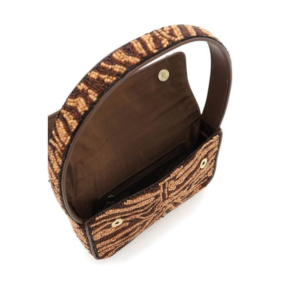 Staud Tommy Wood Beaded Shoulder Bag - Picture 3 of 3